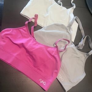 Ryka Sports Bras - Pink, White, Gray